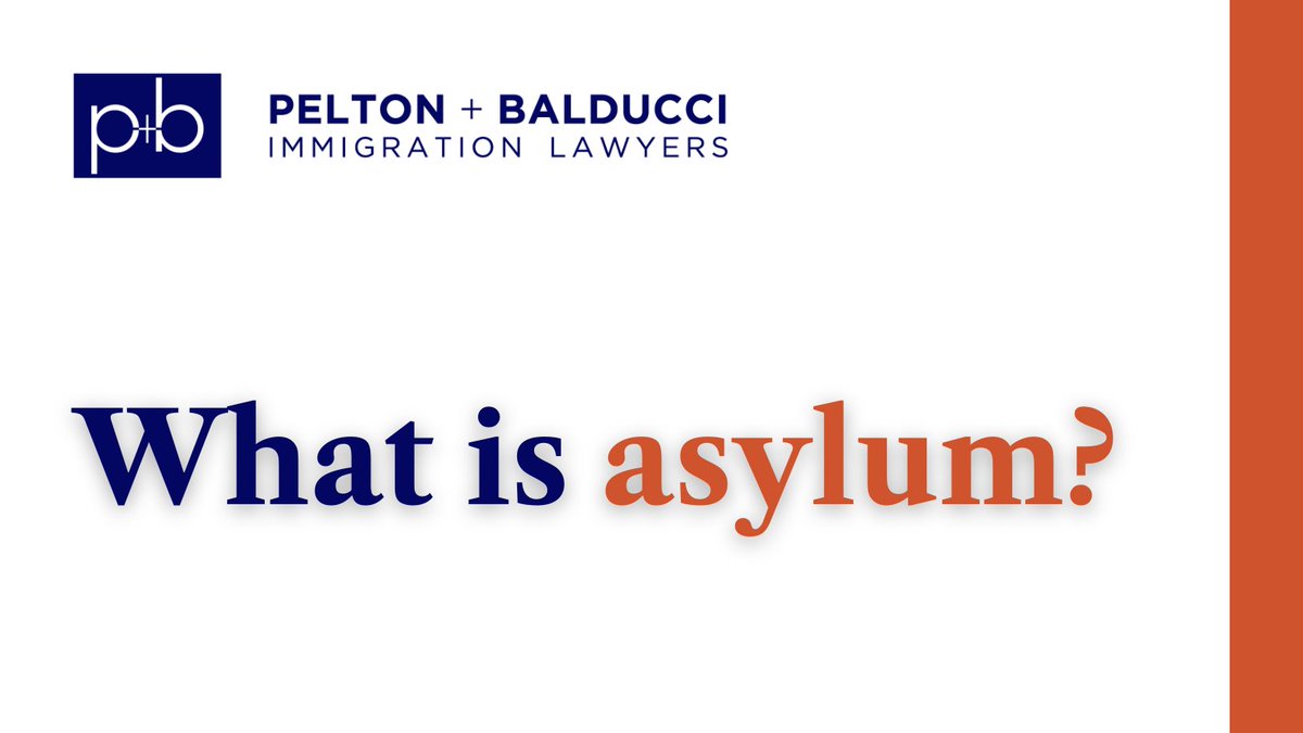 Refugee and asylum law is arguably the area of immigration law most emblematic of the idea of the United States as a land of opportunity. But what is asylum, and how can people seek asylum in the U.S.?

pbimmigration.com/what-is-asylum/

#NewOrleansImmigration #ImmigrationLaw