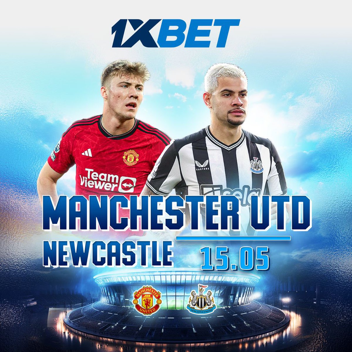 💥⚽️Man United, Newcastle or draw? A chance for European football for both teams. Who is your money on? Bet here > bit.ly/3TTKqby Place your bets and support EPL favorites with 1xBet!