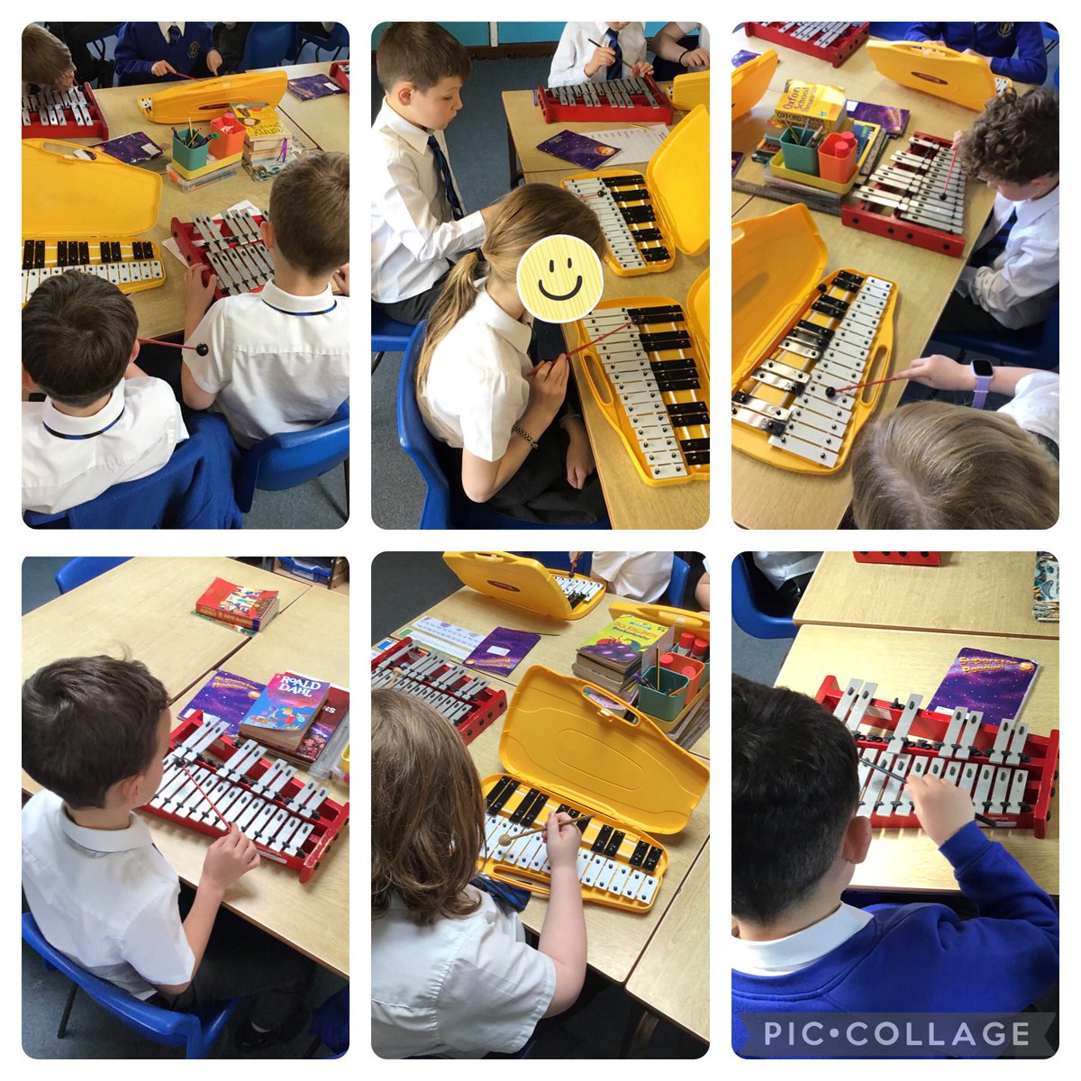 BroomfieldsJnr's tweet photo. 3HG have worked hard this half term to develop their understanding of pitch, composition and tempo. We worked together to create our very own compositions using C, D and E.
#BroomfieldsYear3 #BroomfieldsMusic https://t.co/AzdvSxHgyE