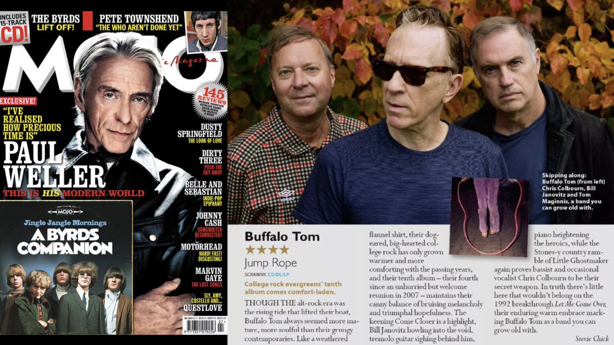 “Like a weathered flannel shirt, their dog-eared, big-hearted college rock has only grown warmer and more comforting with the passing years.” - Stevie Chick, @MOJOmagazine ▶️ linktr.ee/buffalotom