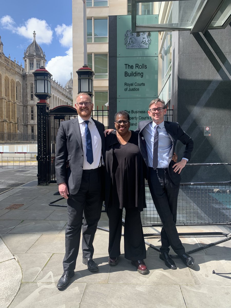 Hats off to my legal team, the magnificent duo of Ben Cooper KC and Peter Daly @Peter_Daly, two lawyers at the very top of their game. We concluded our legal submissions in the EAT this afternoon and we await the judgment of The Hon Mr Justice Charles Bourne.