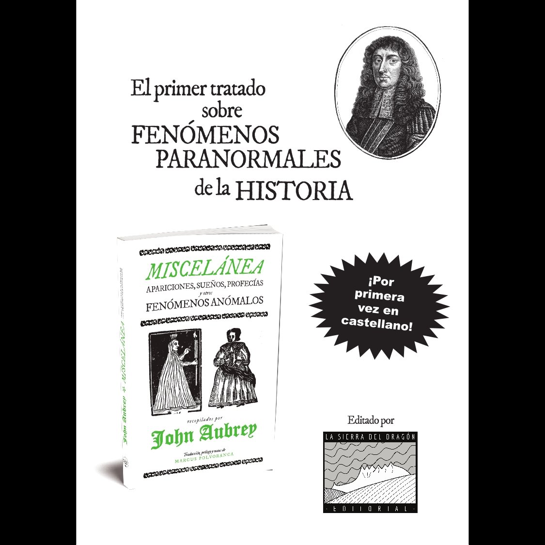 Preparando el tenderete para el sábado en <a href="/santaylibrada/">Santa Librada</a>
'Miscelánea...' de John Aubrey, nuestra más flamante novedad, comienza a prepararse de cara a una nueva puesta de gala.
Os esperamos a todos allí!
#FelizMiércoles
lasierradeldragon.es