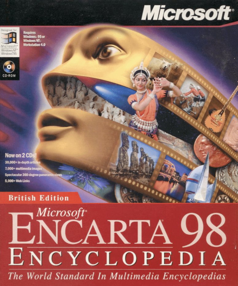 I stopped using Encarta after '96. Never got to experience the newer ones beyond that. 💿❤️