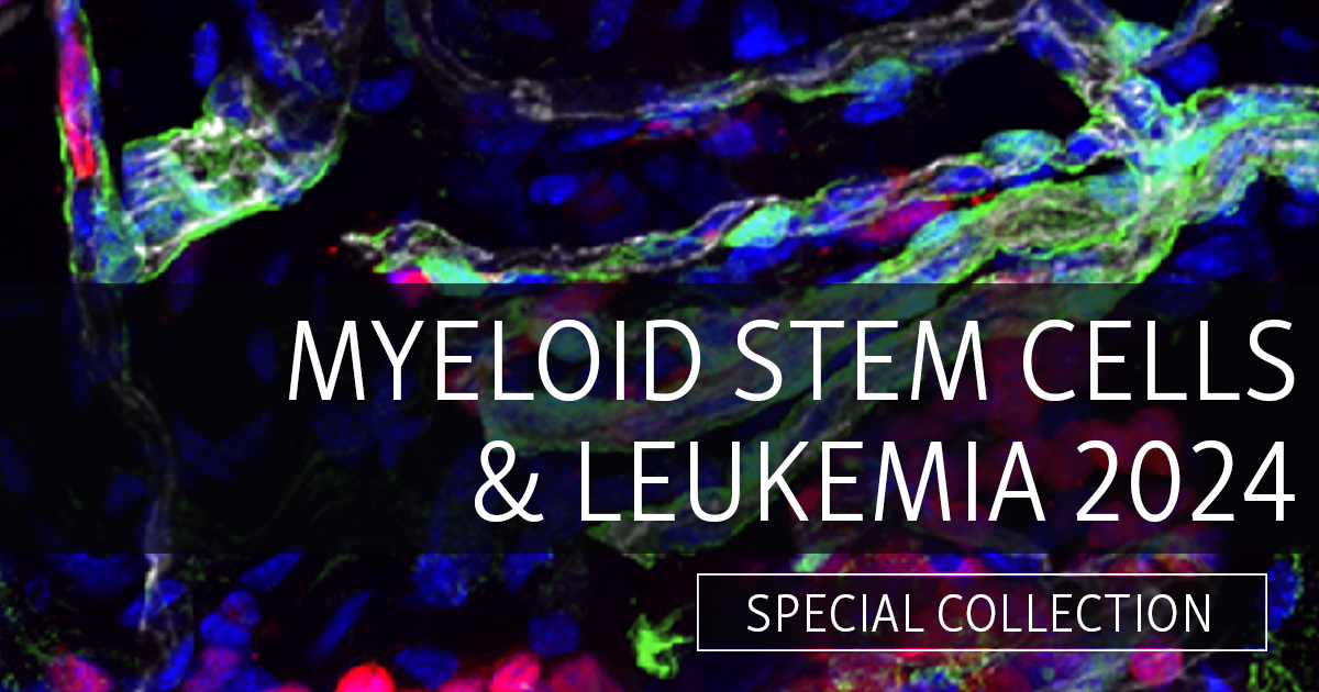 .@JExpMed presents a special collection to accompany the Int'l Workshop on Molecular Aspects of Myeloid #StemCell Development and #Leukemia. Browse recent studies on #myelopoiesis, novel leukemia therapies, #hematopoiesis and acute myelogenous leukemia. hubs.la/Q02x0gZX0