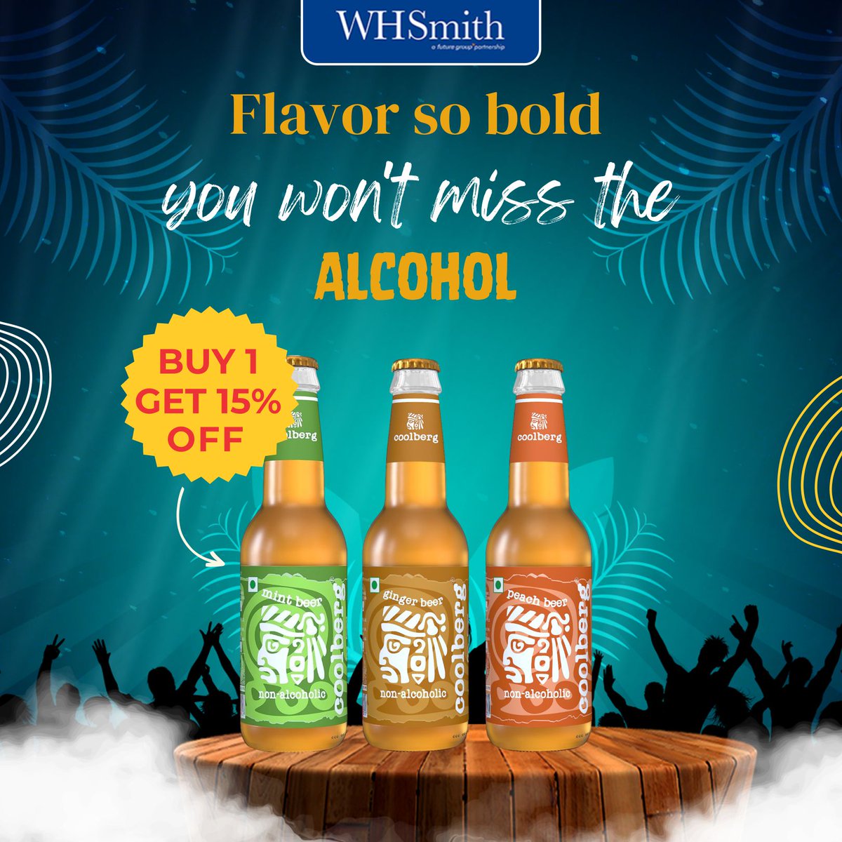Whether you like the taste of beer or not, #Coolberg will not disappoint you.

Available at your nearby WHSmith store.

#NonAlcohol #WHSmithIndia