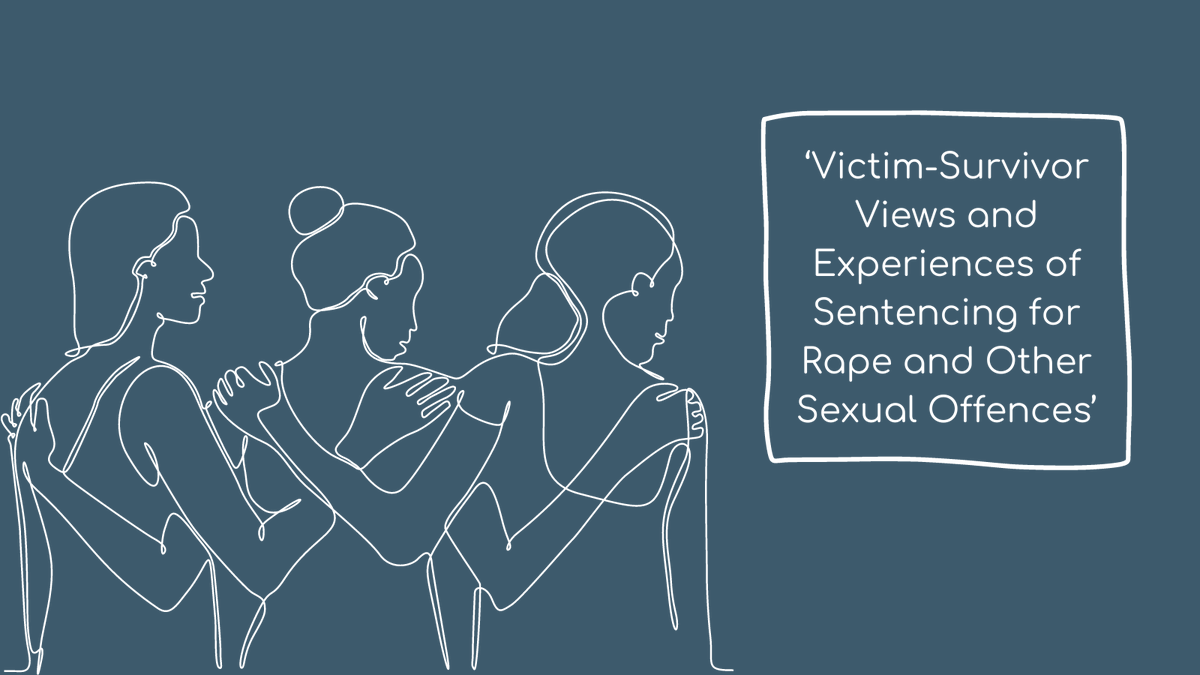 🟡Out now! New research finds victim-survivors of rape and sexual assault feel perpetrators’ rights and interests supersede their own at sentencing. You can find links to the report by @DrOonaBrooks @MicheleBurman @jennski_27 and our press release here👉bit.ly/4buVfGW