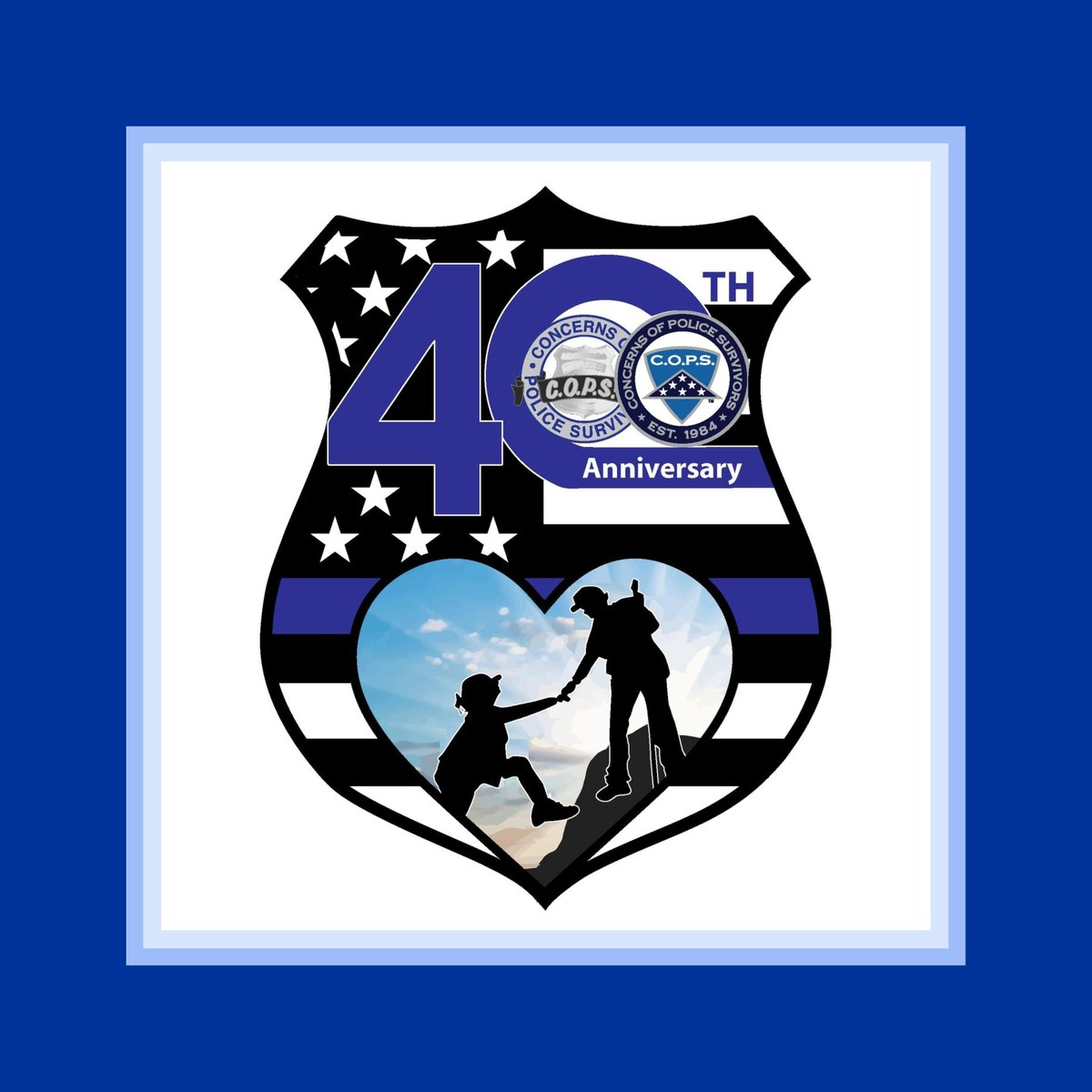 Congratulations to our sister organisation @NationalCOPS in the USA on 40 years of healing, love and life renewed. 💙 #PoliceFamily