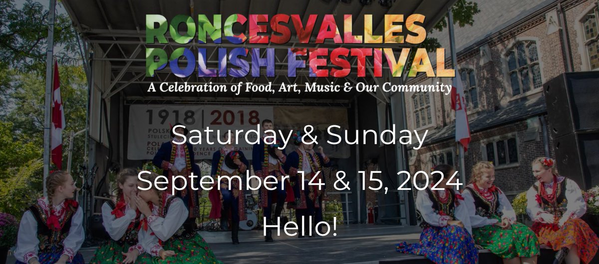 It’s Polish Heritage Month, and there are events taking place across the country! If you’re in the GTA, you don’t want to miss the RONCESVALLES POLISH FESTIVAL. Coming to Toronto on September 14–15, 2024 ➡️polishfestival.ca/#festival