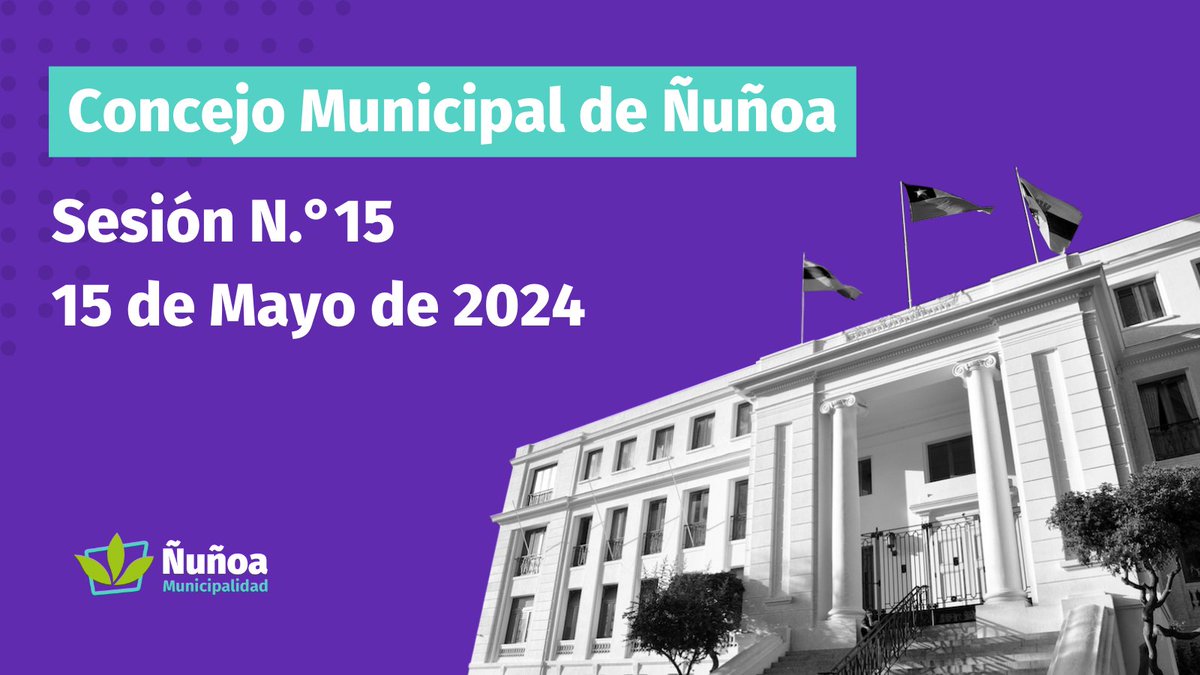 🔴 Concejo Municipal - Sesión N°15, 15 de mayo de 2024. 👉 Sigue la transmisión en vivo en: youtube.com/watch?v=EDKzY7…
