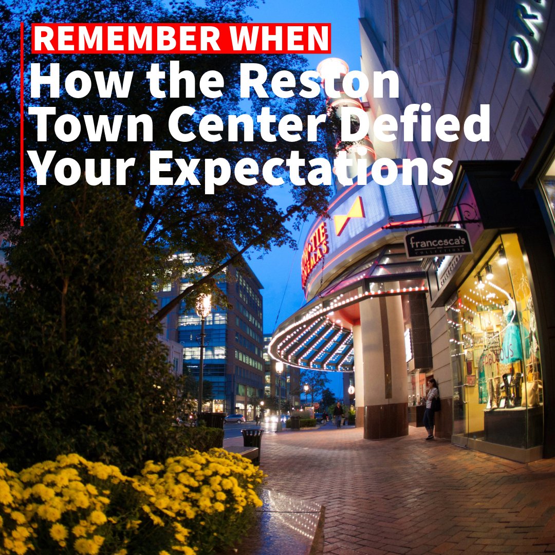 Remember when paid parking came along, and we all thought the #restontowncenter would die a slow death? It's nearly 100% occupied, with new restaurants and businesses. In this week's Reston Insider, we explored why RTC defied all of our expectations. #restonva #restoninsider