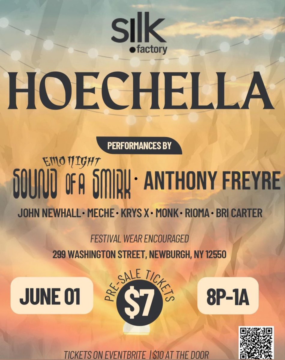#Saturday #June 1st A lot of Great Acts from the #HudsonValley will be #performing #Live @silkfcty in #newburgh including @soundofasmirk @johncnewhall @official_monk453 @rioma.official @itsbricarter @itsanthonyfreyre & More #Show starts @8:00pm #nbny #orangecounty #hudsonvalley