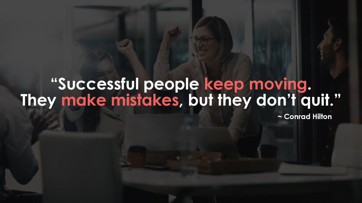Keep moving forward. Mistakes happen, but never quit. Success comes from persistence and resilience. 

#NeverGiveUp #SuccessMindset #humanresources #lifesciences #biotech #ceoinsights #quoteoftheday #Leadership