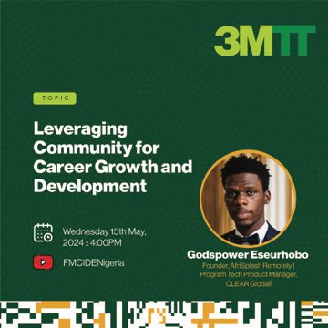 Discover the magic of leveraging communities for career success! Don't miss today's 4:00 PM webinar on “Leveraging Community for Career Growth and Development”.

🔗: b.link/3MTT-005

Be part of this vibrant discussion and reshape your approach to professional growth!