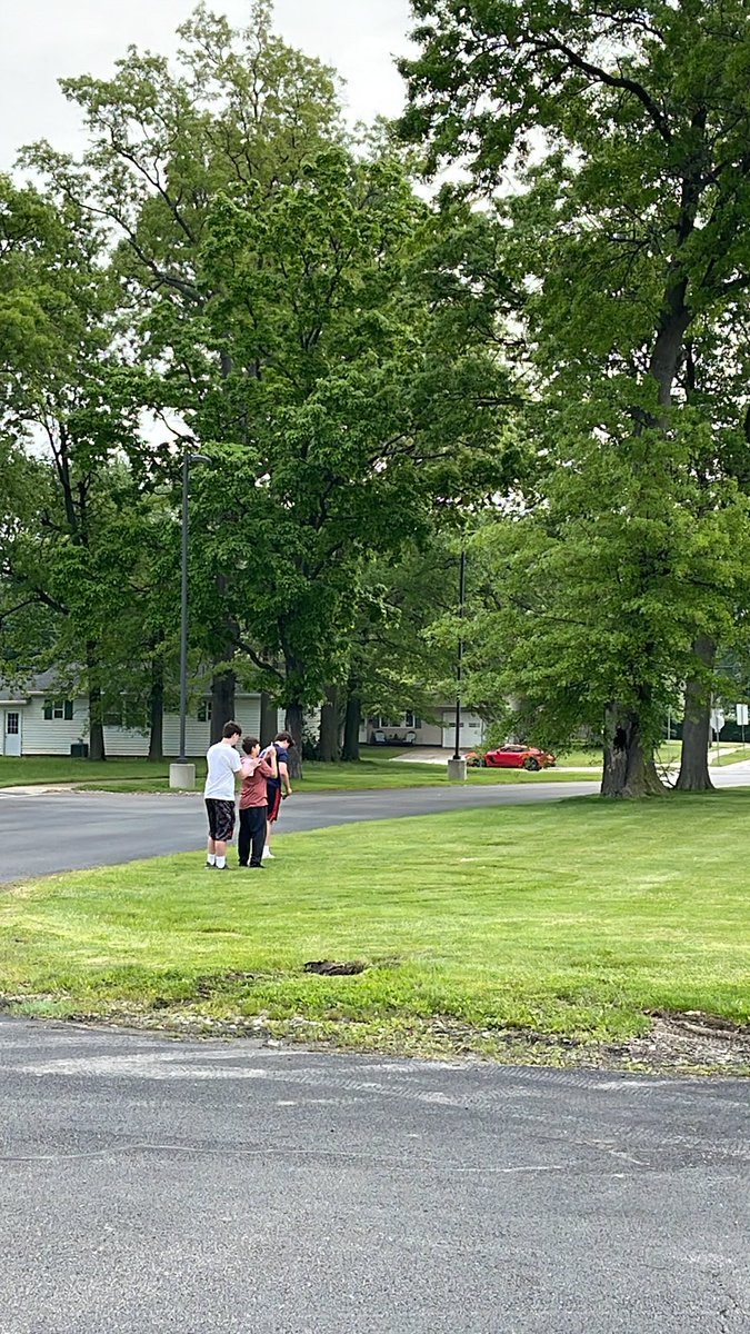 Using clinometers and trigonometry to determine heights of objects on campus.  #Algebra1 #VHSMath