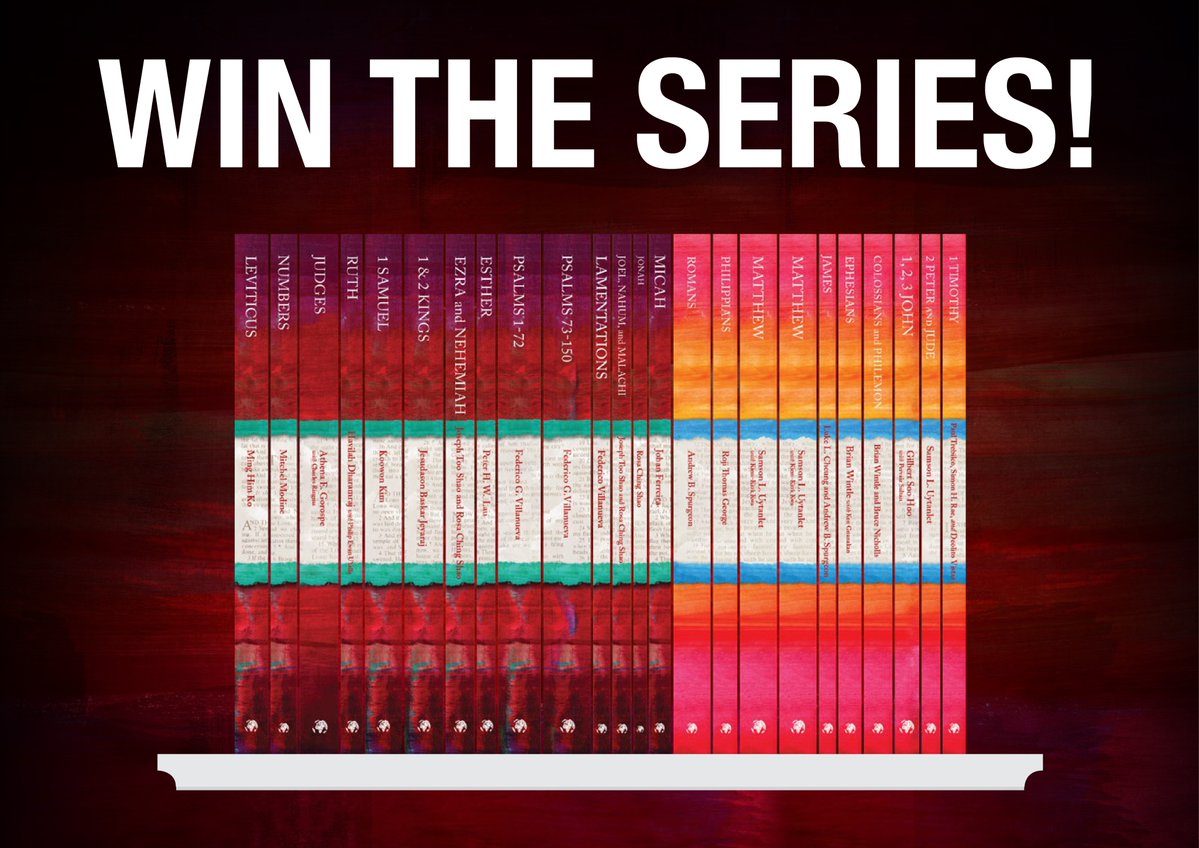 langhampub's tweet image. To celebrate the publication of the latest Asia Bible Commentary on Job by Mona Bias, we’re giving away a pack of all currently available volumes in the series!
1. Follow @langhampub
2. Like this tweet
3. Retweet this tweet to enter
Ends 22nd May⚡️
#giveaway #OT #NT