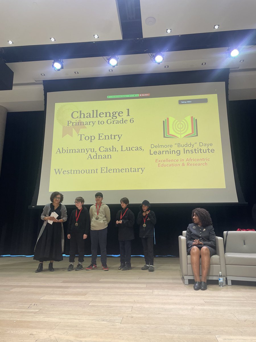 So proud of our students! Top entry Grade P-6 for this year’s African Nova Scotian History Challenge in the Breaking News category. Thank you @dbdli for providing students with this wonderful experience! #WMTproud ❤️💛💚 @HRCE_NS