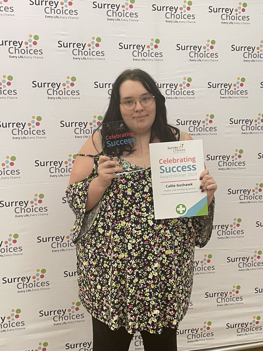 SurreyChoices's tweet photo. Moving on to the second winner for the Health and Wellbeing Award we have Callie who has gone on a transformative journey physically and emotionally and has gained a newfound sense of confidence and self-assurance ππΎ
#SCcelebratingsuccess
#EveryLifeEveryChance https://t.co/Q3VJgT12E0
