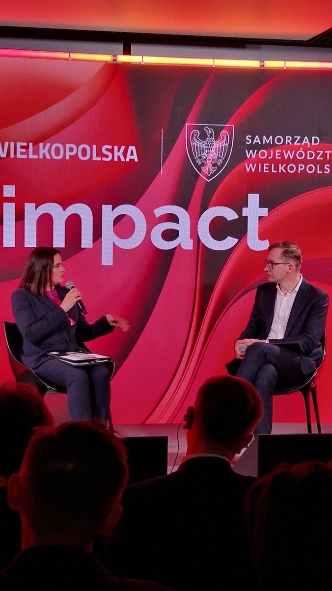 'When imposing sanctions against #Belarus the West needs to remember not to push away Belarussians. The citizens are not oppressors, it's Lukashenka. Help people integrate in European society! Open the doors for people, close trade for Lukashenka!' -👏 @Tsihanouskaya at #Impact24