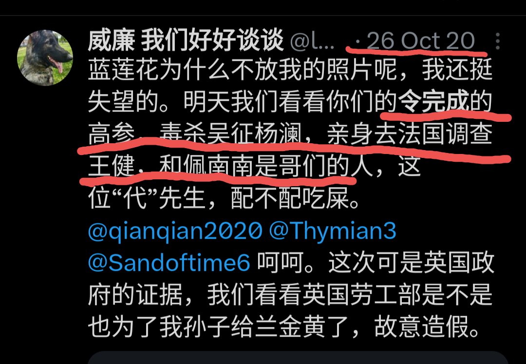 nono_place's tweet photo. @wssh138916 @1808_W73 @cndyhaha 大卫撒谎与龟的风格一样，往大的方向编👇，越大越好。

他说他当污点证人，我们等着看吧。 他在英国，但不愿意与醒来的英国蚂蚁去一起向英国政府举报，他要让人家英国蚂蚁把材料交给他。 https://t.co/b5jIVp7NRo