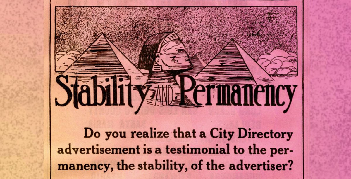 New Blog Post:  Looking at Art: The Art of Advertising in Vintage California Business Directories dlvr.it/T6wMKv