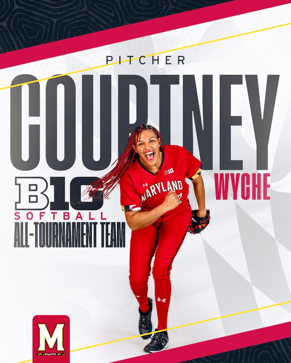 𝐁𝐢𝐠 𝐓𝐞𝐧 𝐀𝐥𝐥-𝐓𝐨𝐮𝐫𝐧𝐚𝐦𝐞𝐧𝐭 𝐓𝐞𝐚𝐦 🥎 Congratulations to Courtney Wyche on earning Big Ten All-Tournament Team honors 🐢 #FearTheTurtle