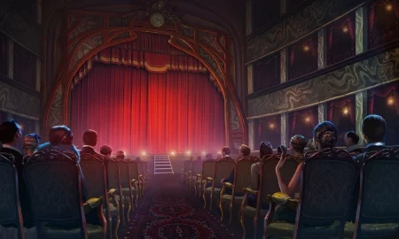 TFiredrake's tweet image. The audience smiled with mirth; let tears fall at the #pathos evoked by the unfolding tragedy. The intensity of the play surprised even the most jaded critics.

Gathering the spilled emotions into a flask, the hunched figure slipped quietly back into the shadows.

#vss365