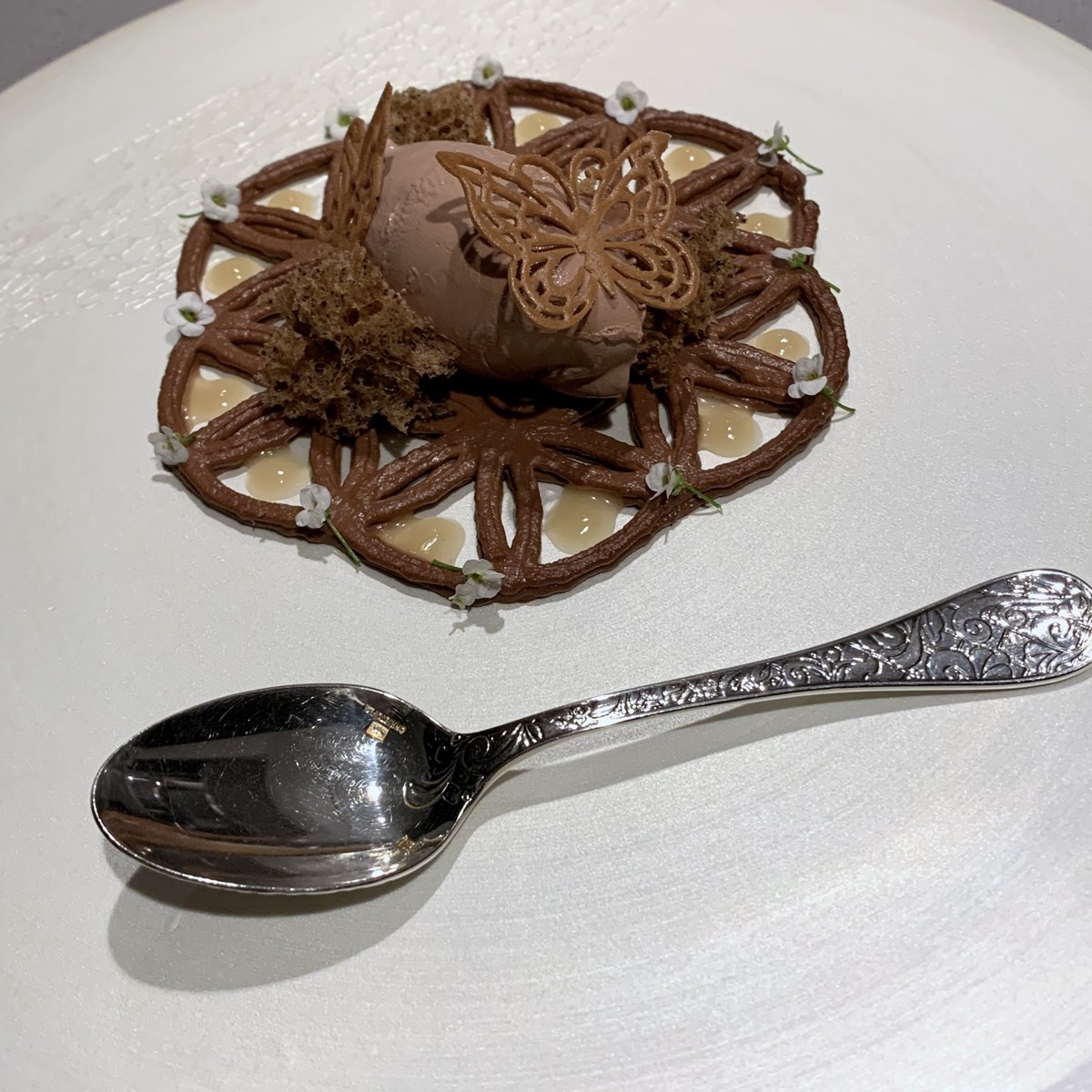 Chocolate dessert, created with the help of Foodini.

#3Dprinted with #Foodini.