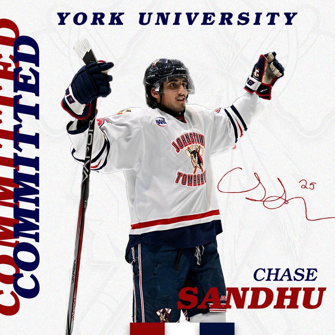 🚨COMMITMENT ALERT🚨 Johnstown Tomahawks forward, Chase Sandhu is off to York University! 👏 Congratulations Chase❗️ 🗞️ READ MORE: johnstowntomahawks.com/chase-sandhu-a… #LetsGoHawks | #AllOfUs