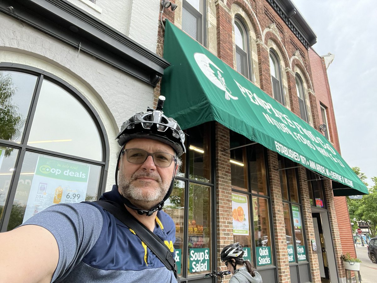 Bike to Wherever day 2024 in Ann Arbor #MyA2Commute <a href="/PeoplesFoodCoop/">People's Food Co-op</a>