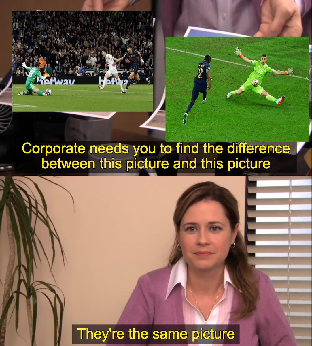 SumnerEMP's tweet image. The 2 biggest saves I've ever watched from a goalie came in a crucial moment for both of the teams I support, and I have to say they look the exact same.