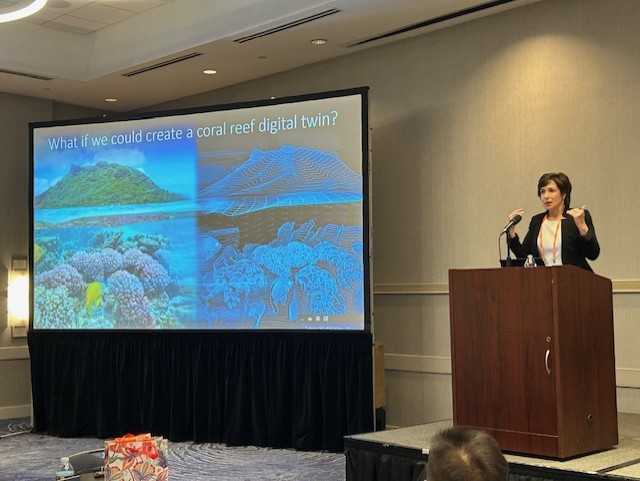 #CoralReefs are seeing degradation from #Florida, to #Tahiti, and beyond making it a global problem. Saving the reefs means saving ourselves, according to @WHOI's Anne Cohen. She has a novel idea for doing just that - the world's first underwater #DigitalTwin. #WFPST #environment