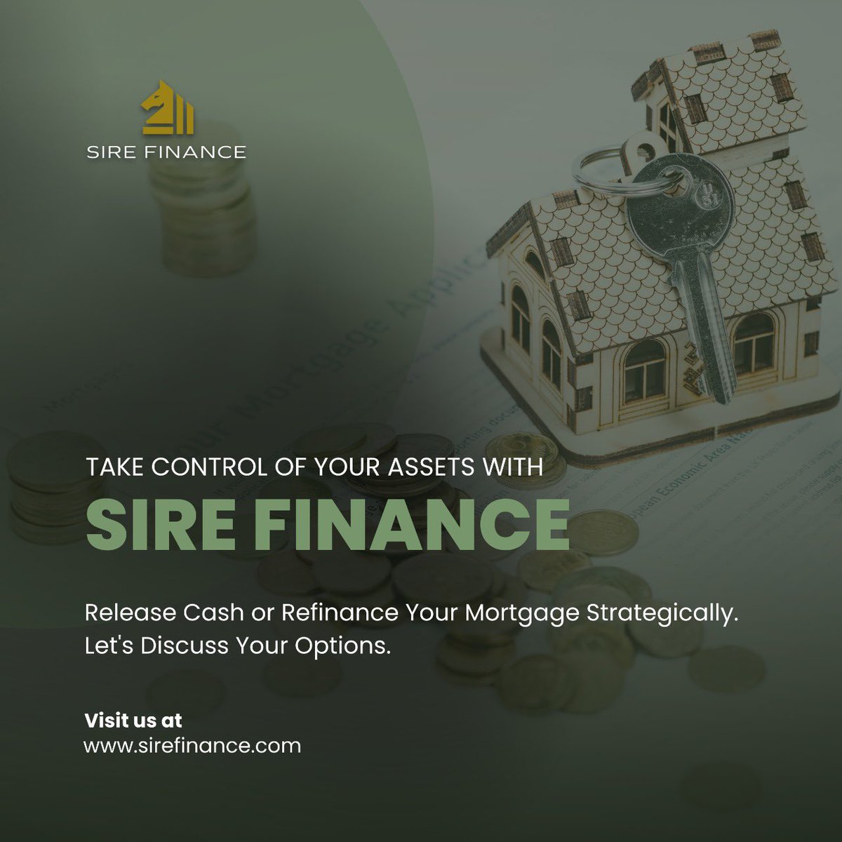 Take Control of Your Assets with Sire Finance!
Release Cash or Refinance Your Mortgage Strategically. Let's Discuss Your Options.
.
Visit us at sirefinance.com
.
.
.
#mortgage #realestate #realtor #mortgagebroker #home #realestateagent #firsttimehomebuyer #refinance