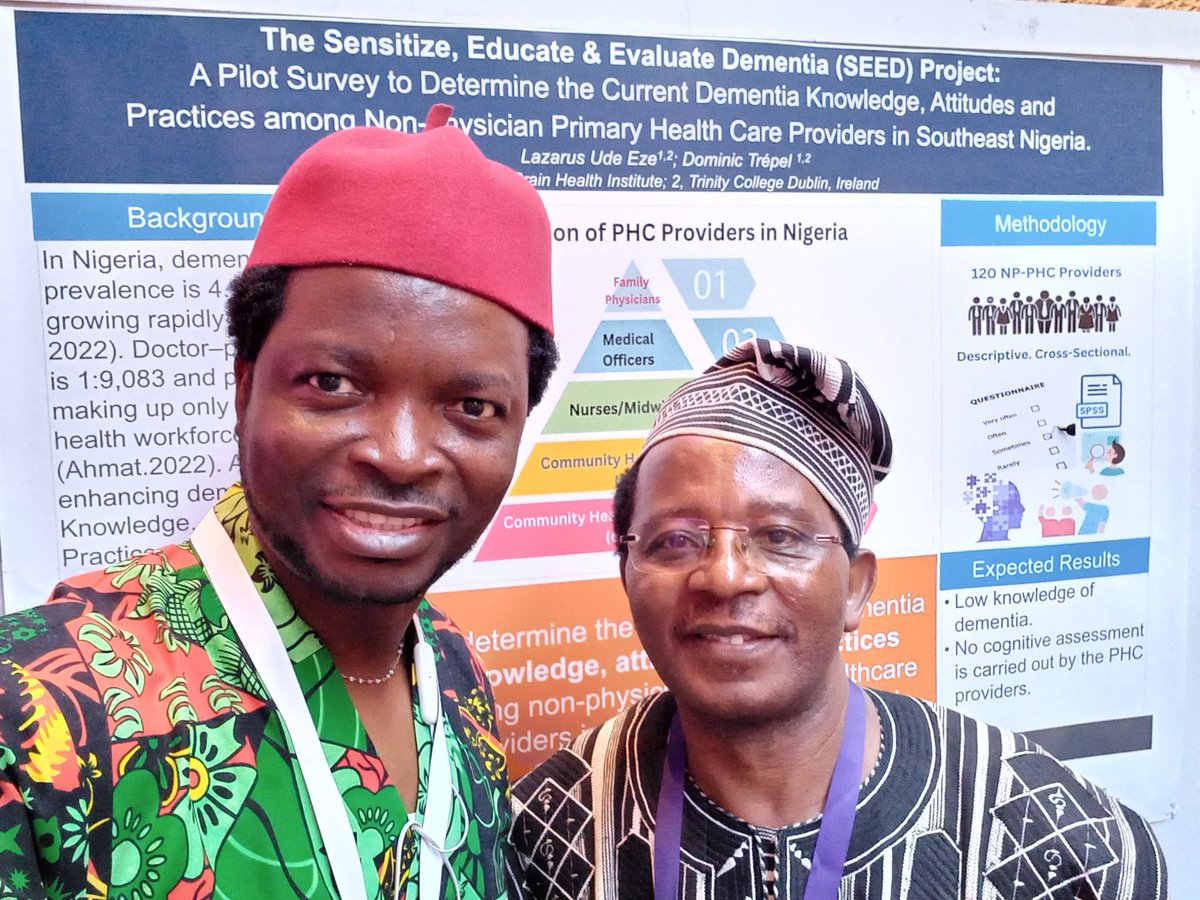 donlaz4u's tweet photo. Thanks to the amazing professionals who stopped by to learn more about #TheSEEDproject as I presented my poster at the #AAICSatellite today. 
The feedbacks were all positive, and I can't wait to take next steps. 
My appreciation to @DominicTrepel @GBHI_Fellows @alzassociation! https://t.co/UHpJVLbvIT