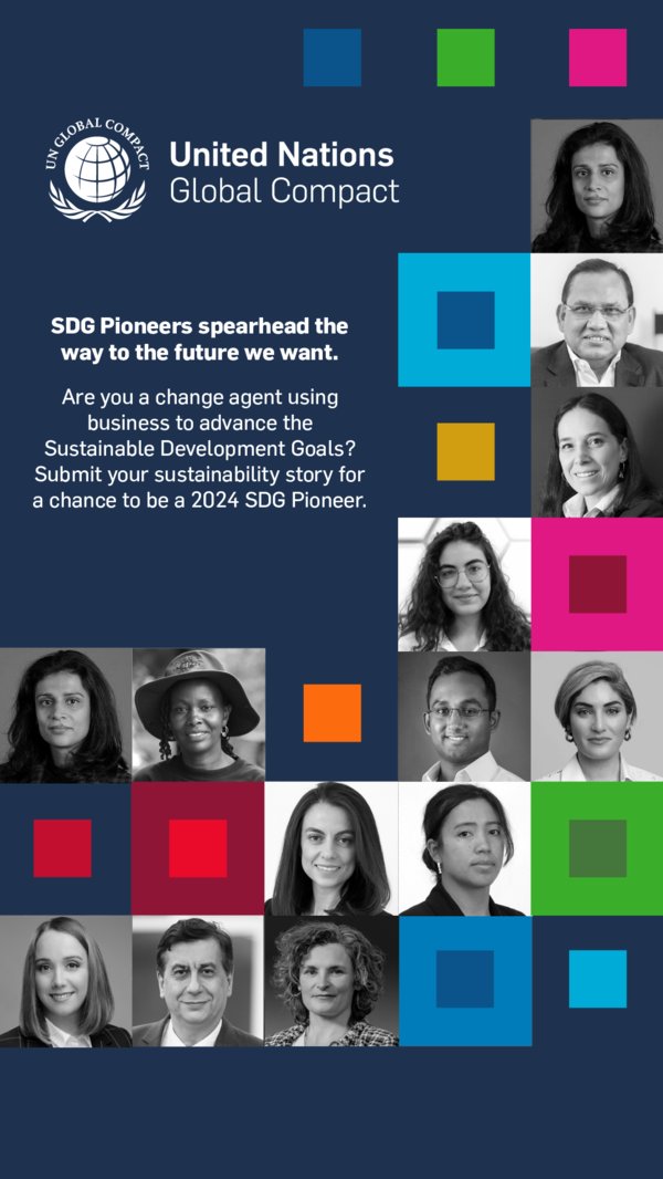 SDG Pioneers are bold innovators making a difference for people, the planet and communities by leveraging business as a force for good. Apply today to be recognized as a 2024 SDG Pioneer

👉 unglobalcompact.org/sdgs/sdgpionee… 

#gcn_ghana #corporatesustainability #TenPrinciples #SDGPioneer