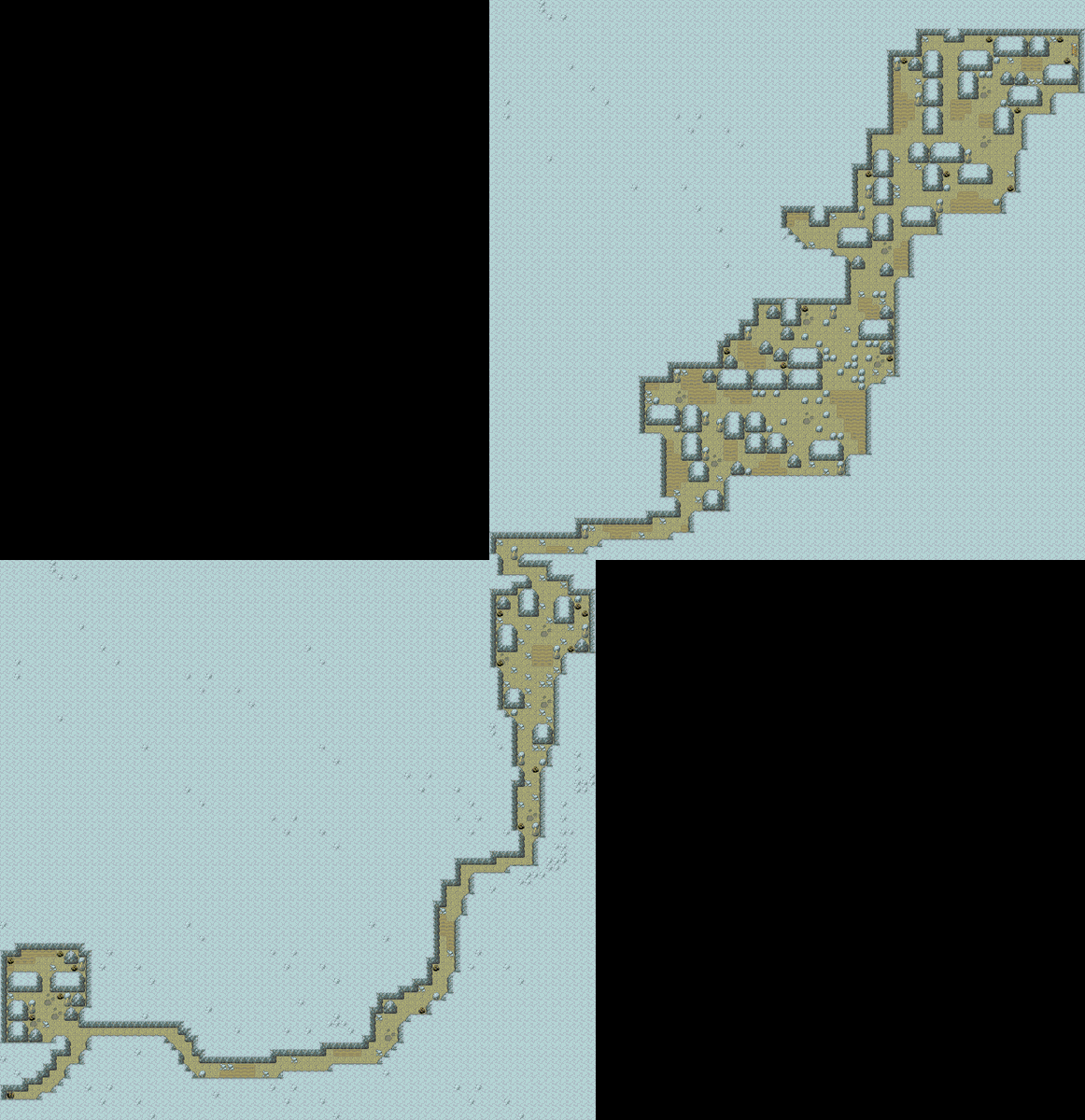 Mapa de una de las nuevas secundarias que habrá cuando salga Hoenn.

Esta podrá hacerse después de acabar el DLC, cuando los mapas de la Neo Kanto aparecen.

Me gustaría añadir unas 2-3 nuevas secundarias en la 'Neo Kanto', y que Hoenn salga con otras 3-4, veremos...