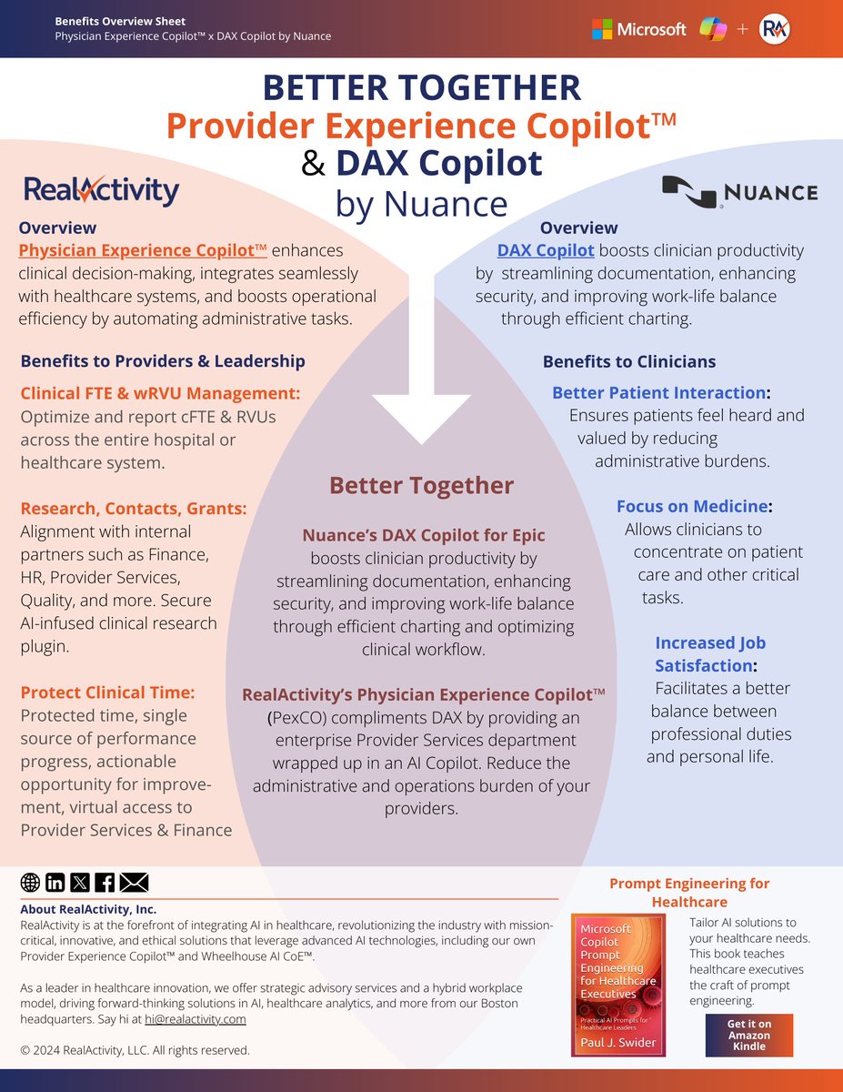 Ping us to see how our #ProviderExperience #Copilot is better together with #Nuance #DAXCopilot. 🚀

#academicmedicalcenter  #HealthLeaders #healthcaresystems #HCLDR #revenuecyclemanagement #healthcarepractice #healthcaremanagement #mvpbuzz #healthcareoperations