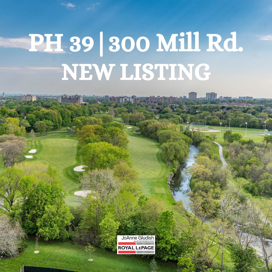 PH39-300 Mill RD
NEW LISTING
Nestled in the highly sought after Markland Wood area this uniquely designed condo truly has it all. 

Please visit JoAnneGludish.com for the full listing.

#TorontoRealEstate #EtobicokeRealEstate #RealEstate #Toronto #donwsizing #fisttimebuyers