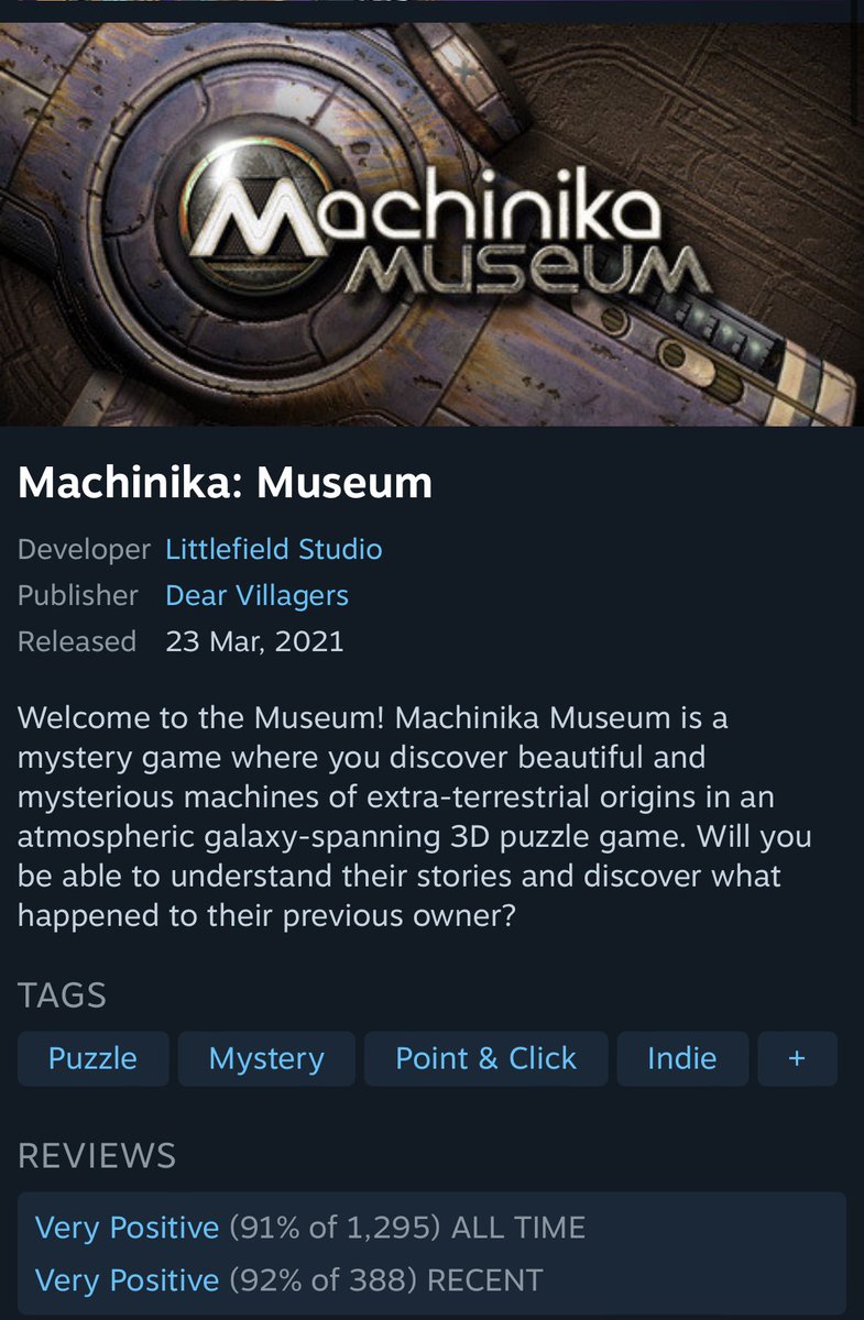 Machinika: Museum kısa bir süreliğine Steam’de beleş oldu. Hesabınıza ekleyebiliyorsunuz.