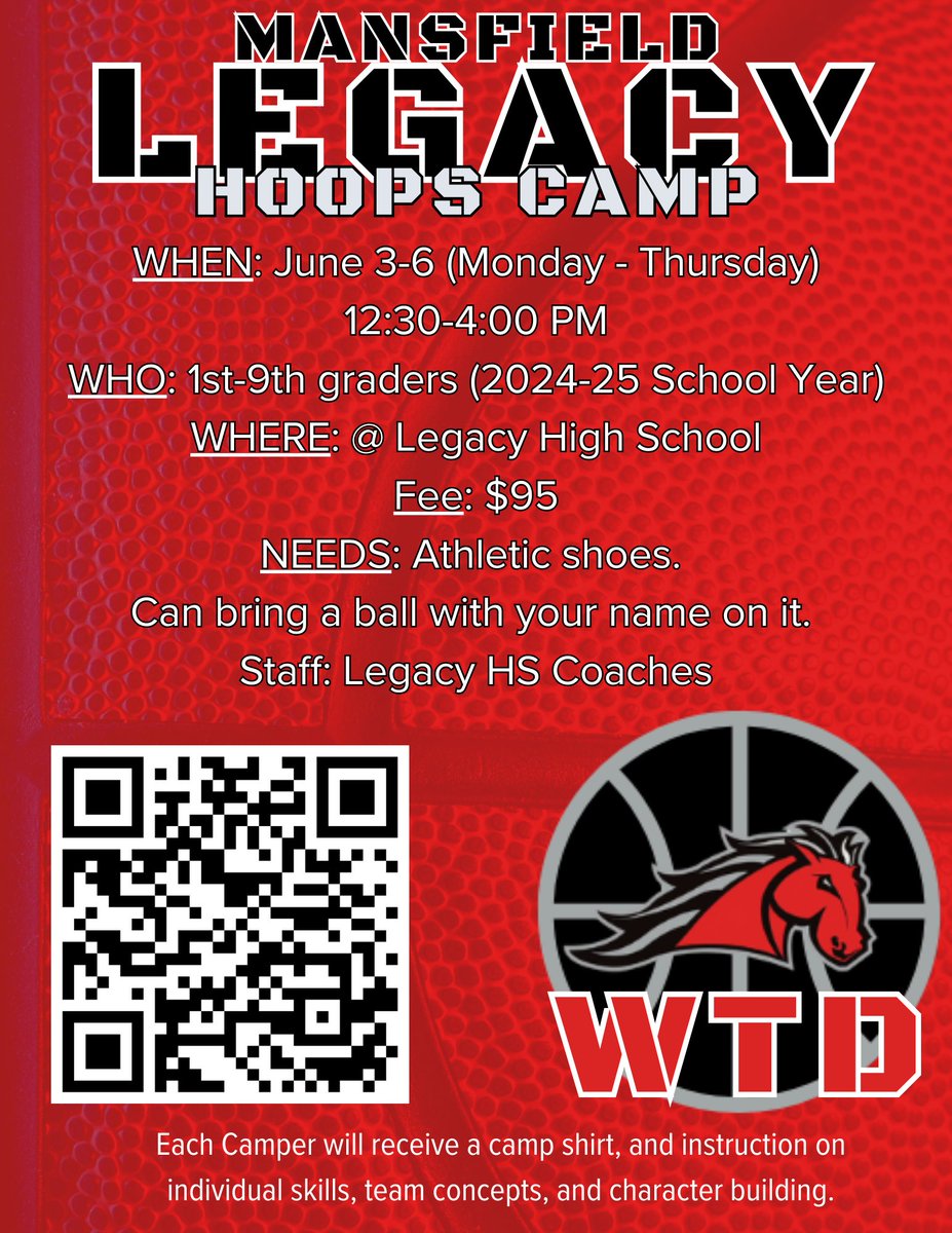 Camp Season is almost here. Come get better with us! #WinTheDay 

mansfieldisd.store.rankone.com/Camp/List