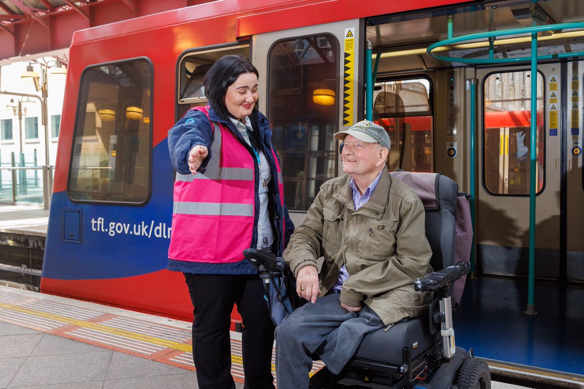 🚊 The DLR network is becoming more inclusive as our new pre-booked assistance trial gets underway which is running for 6 months. 👏 DLR users can pre-book assistance everyday between 7am to 7pm. 📞 To book either call 08082816655 📲 Or visit bookwhen.com/DLR