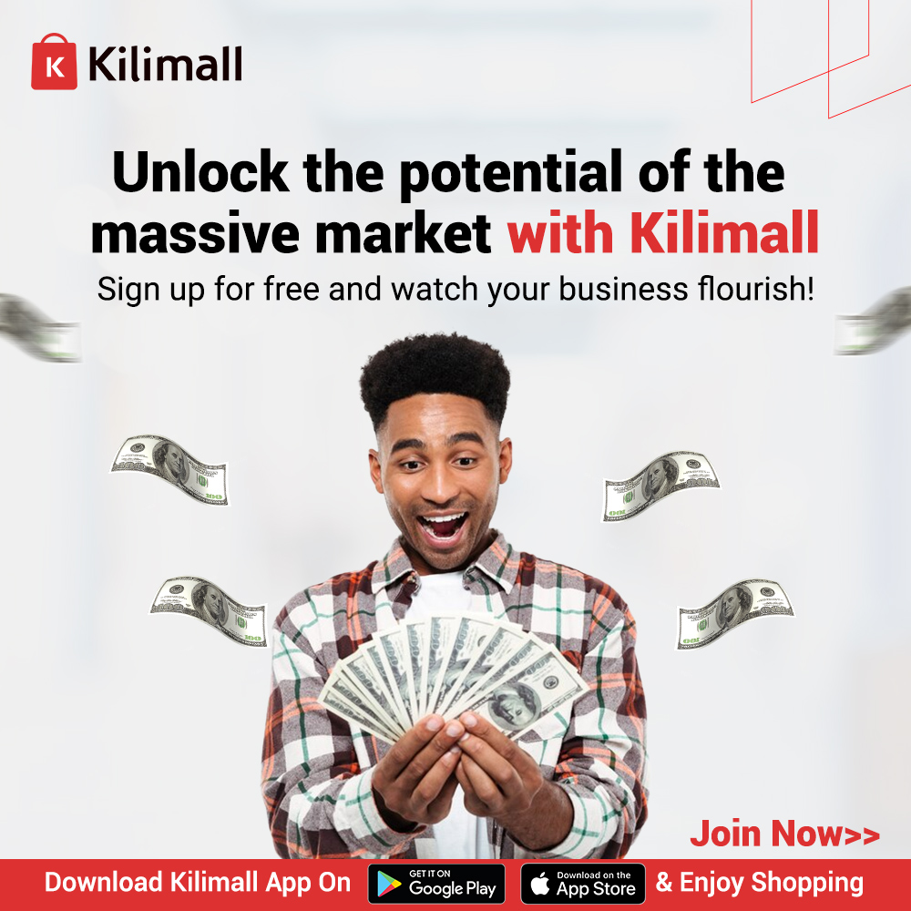 Ready to tap into a massive market? 🌍 Join Kilimall and become a Kilipreneur  for free and watch your business soar to new heights! Don't miss this opportunity to unlock your full potential. Sign up here >>k.kili.co/15xzy ! #Kilimall #MarketExpansion #BusinessSuccess