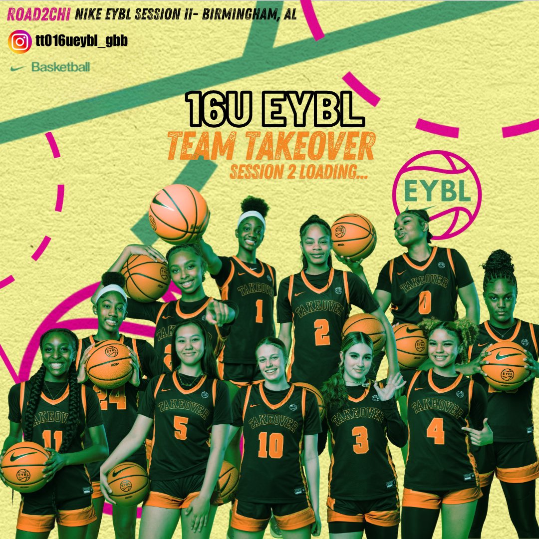 CoachYawnie22's tweet image. Birmingham, AL ! The girls are on THE way! #TakeoverAL #Road2Chi @TeamTakeoverGBB @NikeGirlsEYBL