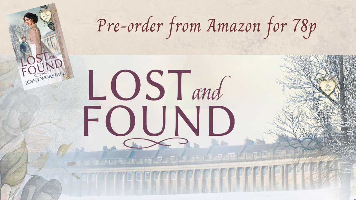 New Sweet Regency Romance to pre-order from Amazon!

First book in #TheHeartOfBath series from @dragonbladepub 
amzn.to/4aIQw3M

Grab your copy while you can...