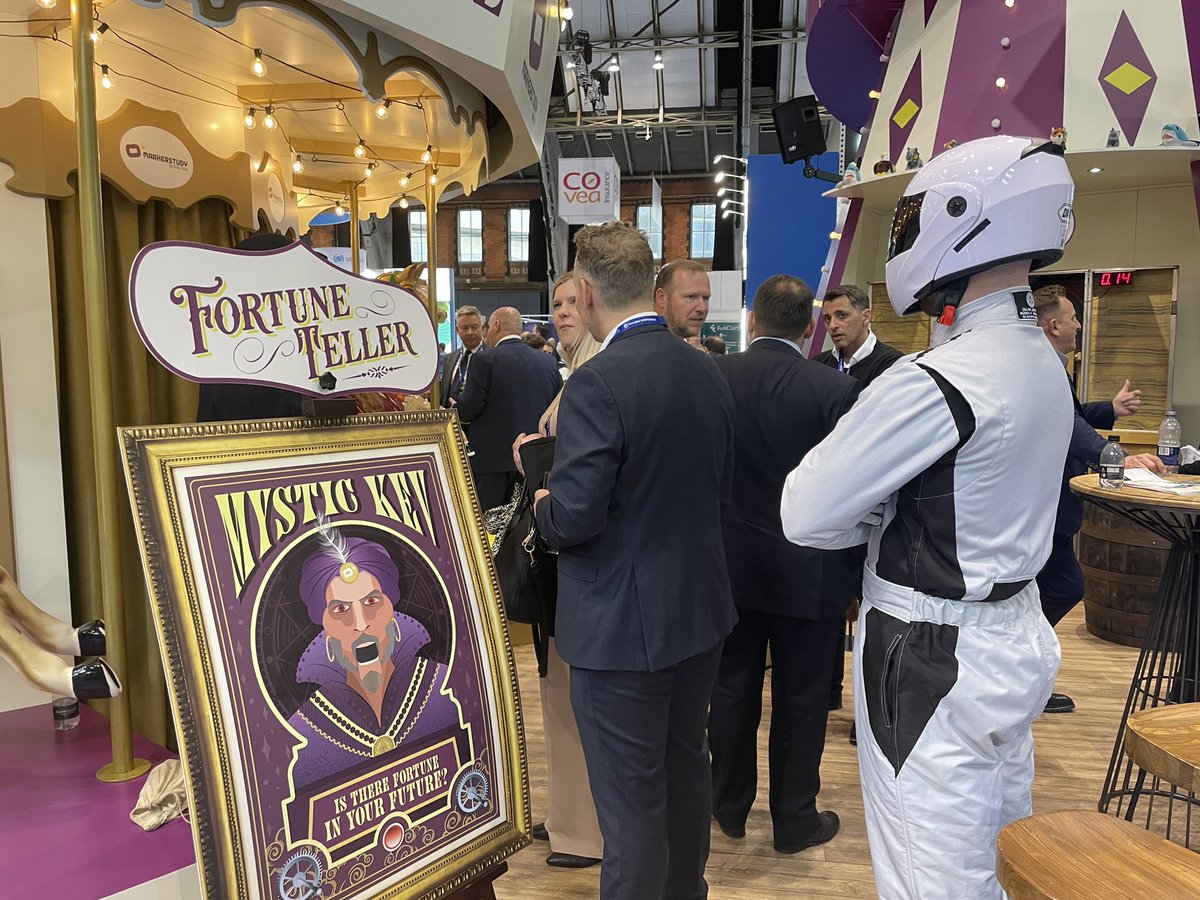 Stig can’t wait to have his fortune told… #schemeservestig #BIBA2024 <a href="/Markerstudyins/">Markerstudy</a>