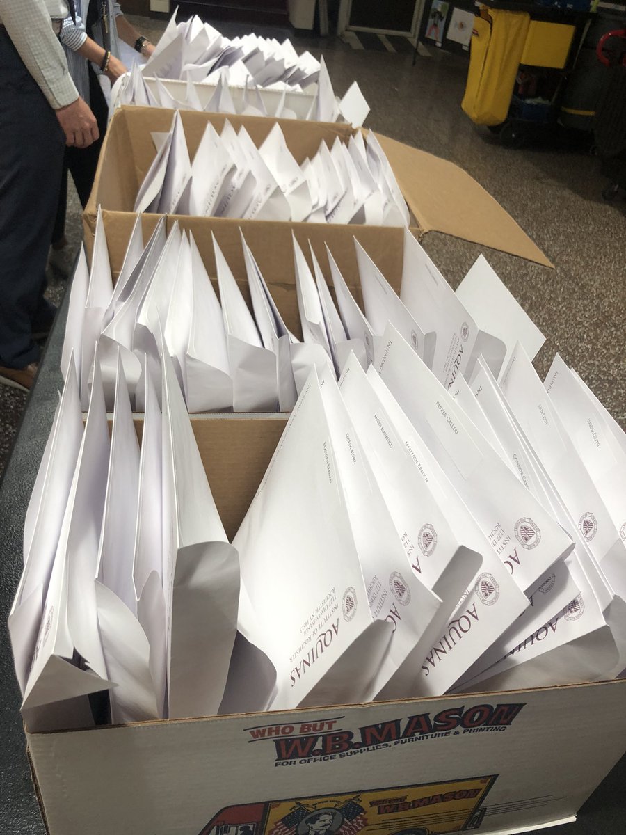 Senior Graduation Packet distribution today. Senior shirts tomorrow. College Decision Day on Friday. Monday last day of classes. Class of 2024 is almost done! #AQProud