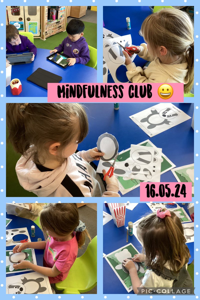 Having fun in ‘Mindfulness’ club 😀