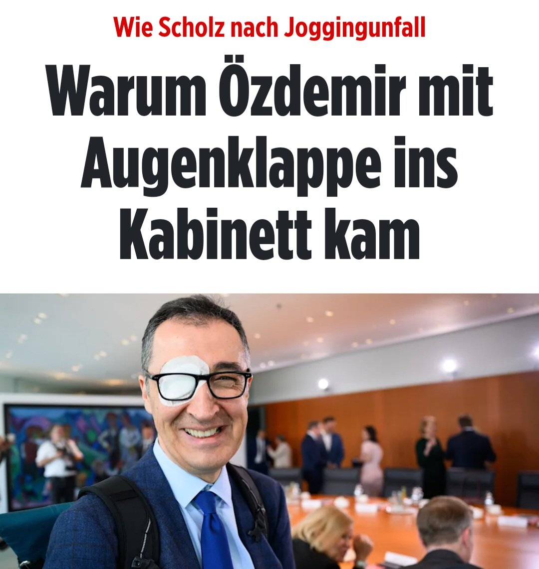 Merkwürdige Mode.
Erst Scholz, jetzt #Oezdemir.
Piraten des Untergangs? 🤔😁😂