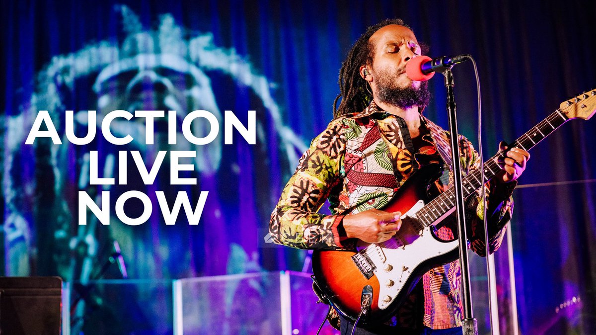 Join @ziggymarley this summer on the Circle of Peace tour! ☮️ You'll get the chance to meet Ziggy with two tickets to the show of your choice. Act fast - this auction closes soon! Charitybuzz.com/ZiggyMarley