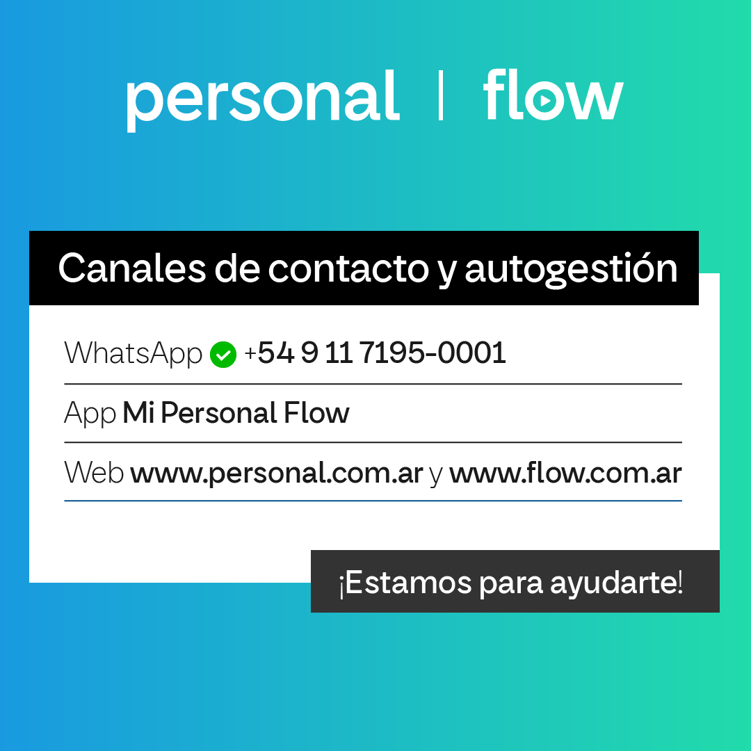 Personal Flow Ayuda tweet media