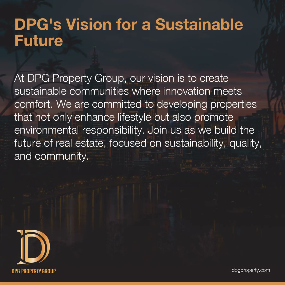 #DPGVision #SustainableDevelopment #RealEstateFuture